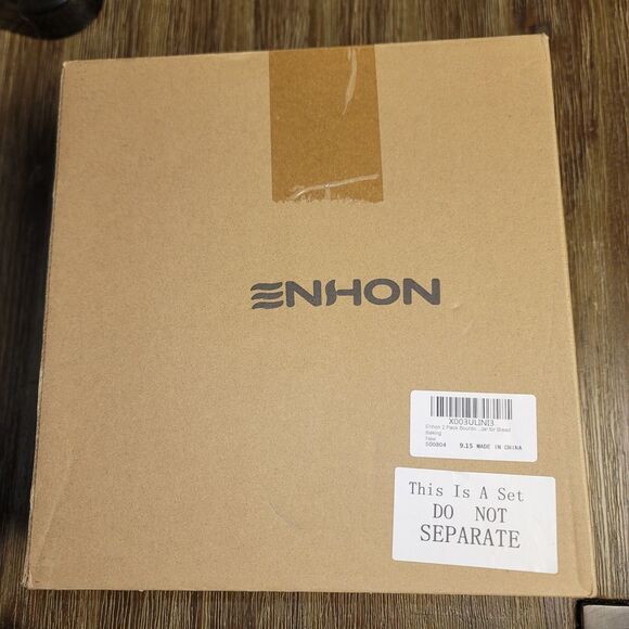 Glass Sourdough Starter Jar 2 Pack, 24 Oz Wide Mouth Organic Sourdough Starter K - Picture 3 of 3